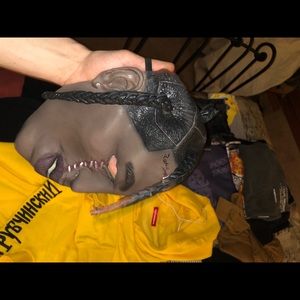 TRAVIS SCOTT LEATHER FACE HALLOWEEN MASK
